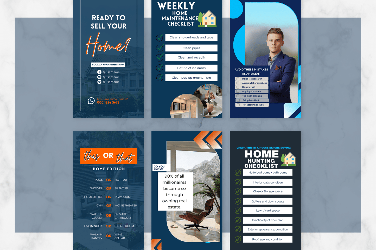 150 Pro Real Estate Templates for Instagram Stories